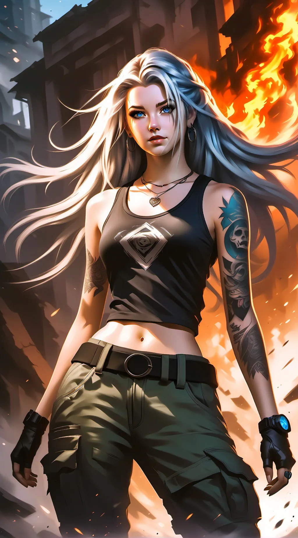 ai character: Rain Ashyver background