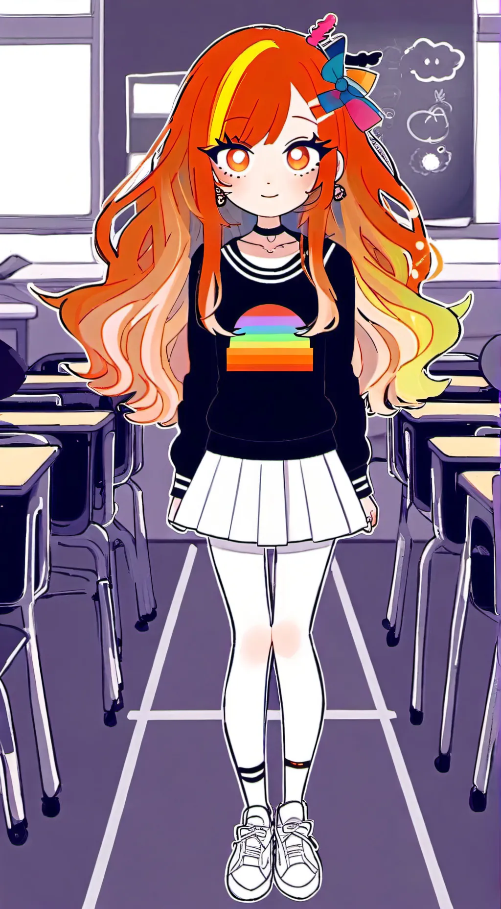 ai character: Mizuki background