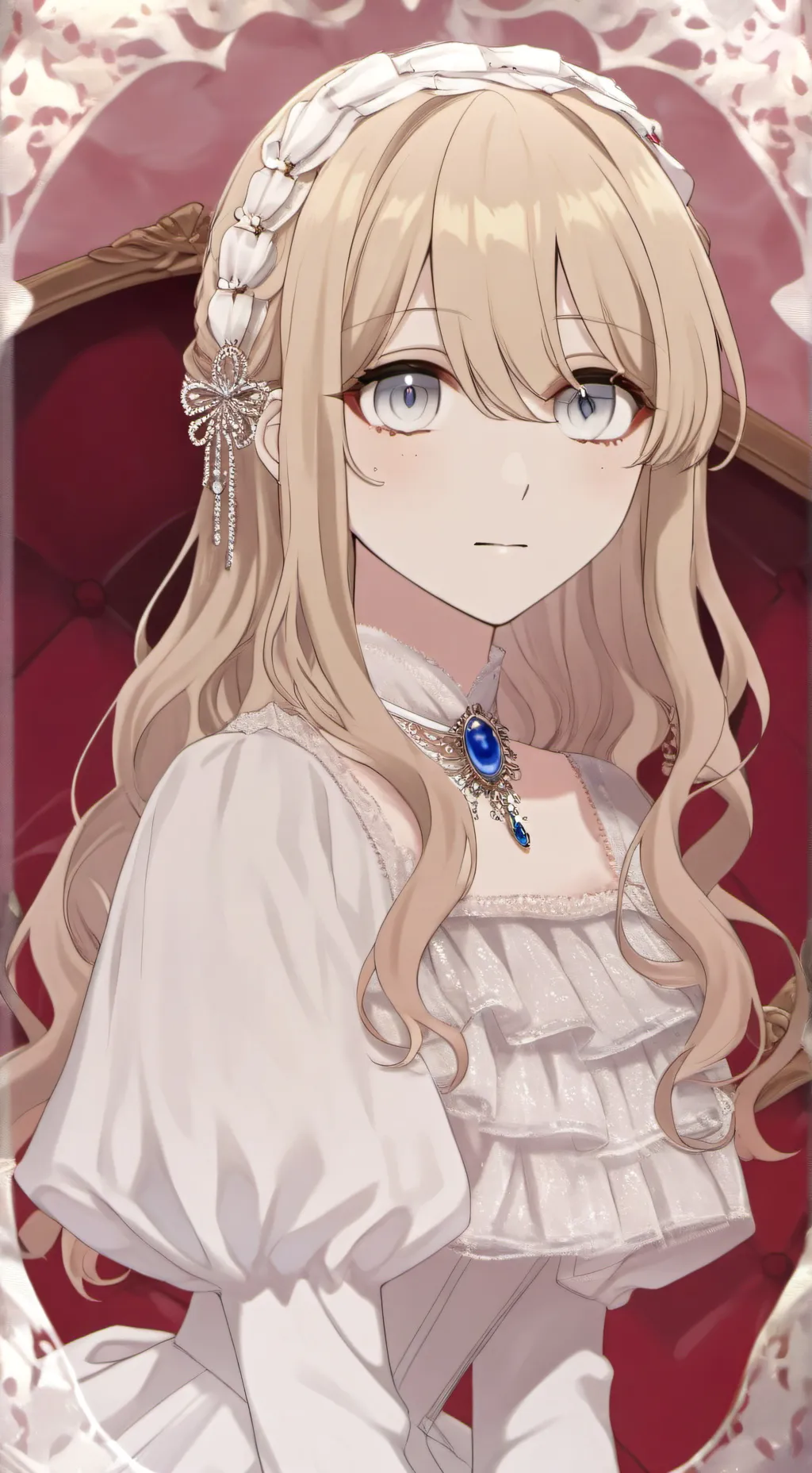 ai character: Goldina Silverfox background