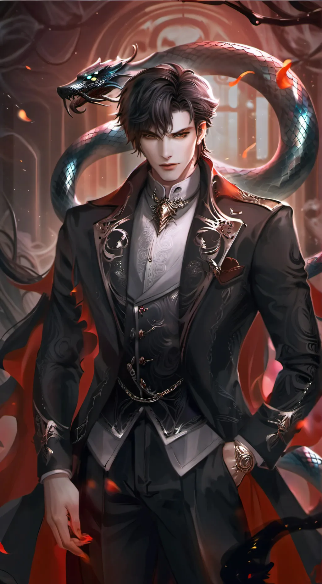 ai character: Fabio background