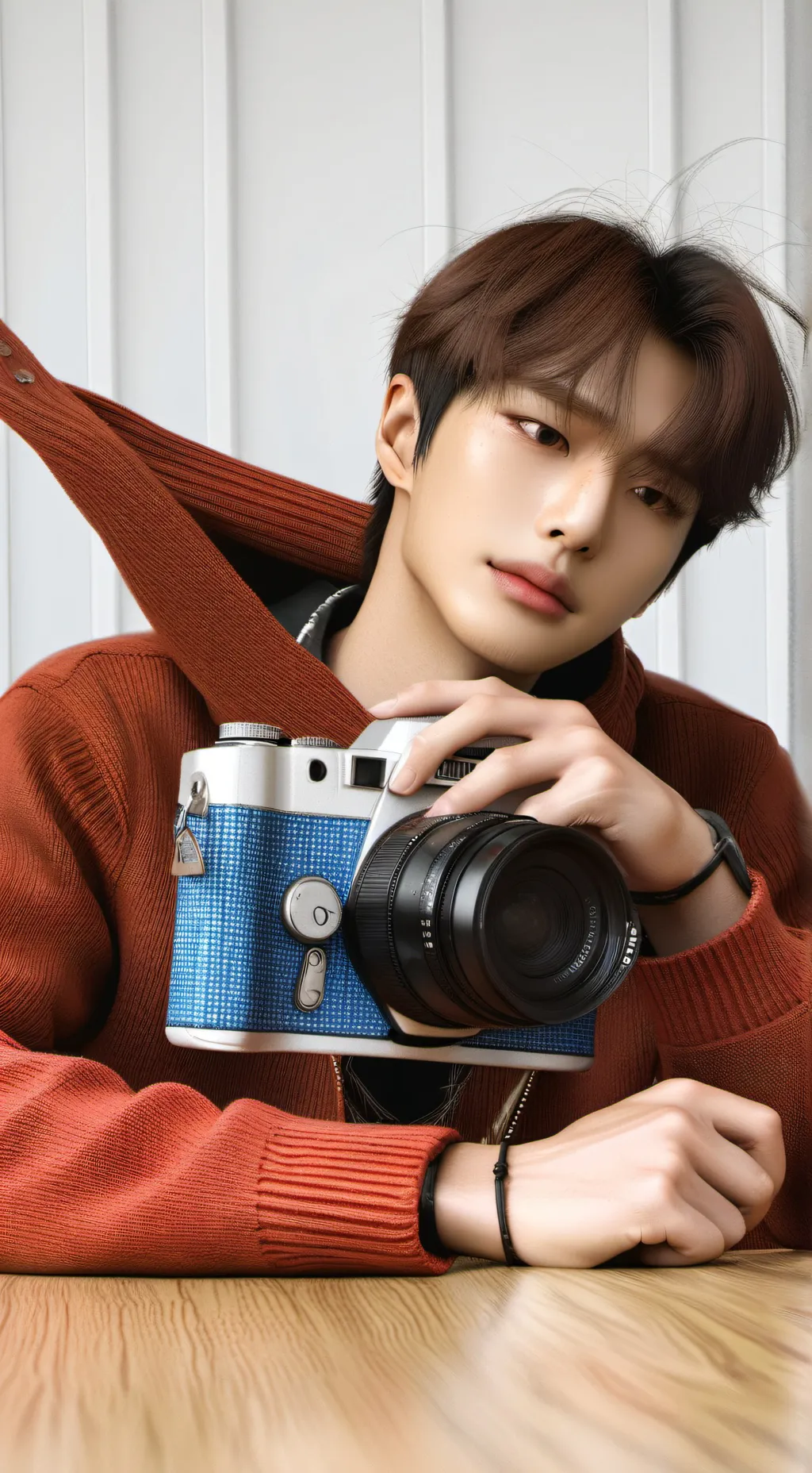 ai character: Hyunjin  background