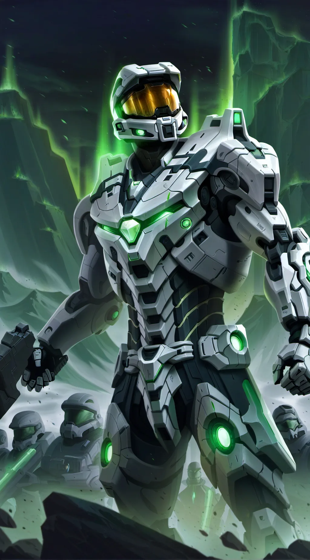 ai character: Halo 5 background