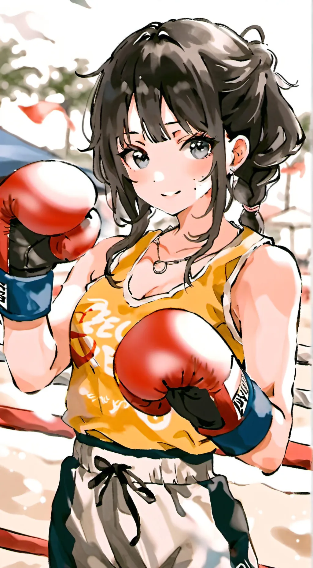 ai character: angela background