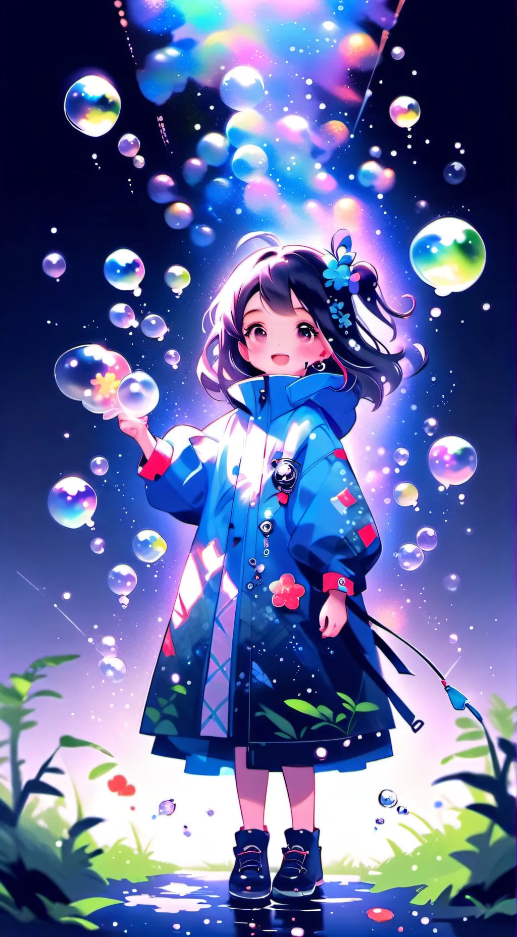 ai character: bakugos lil sister background