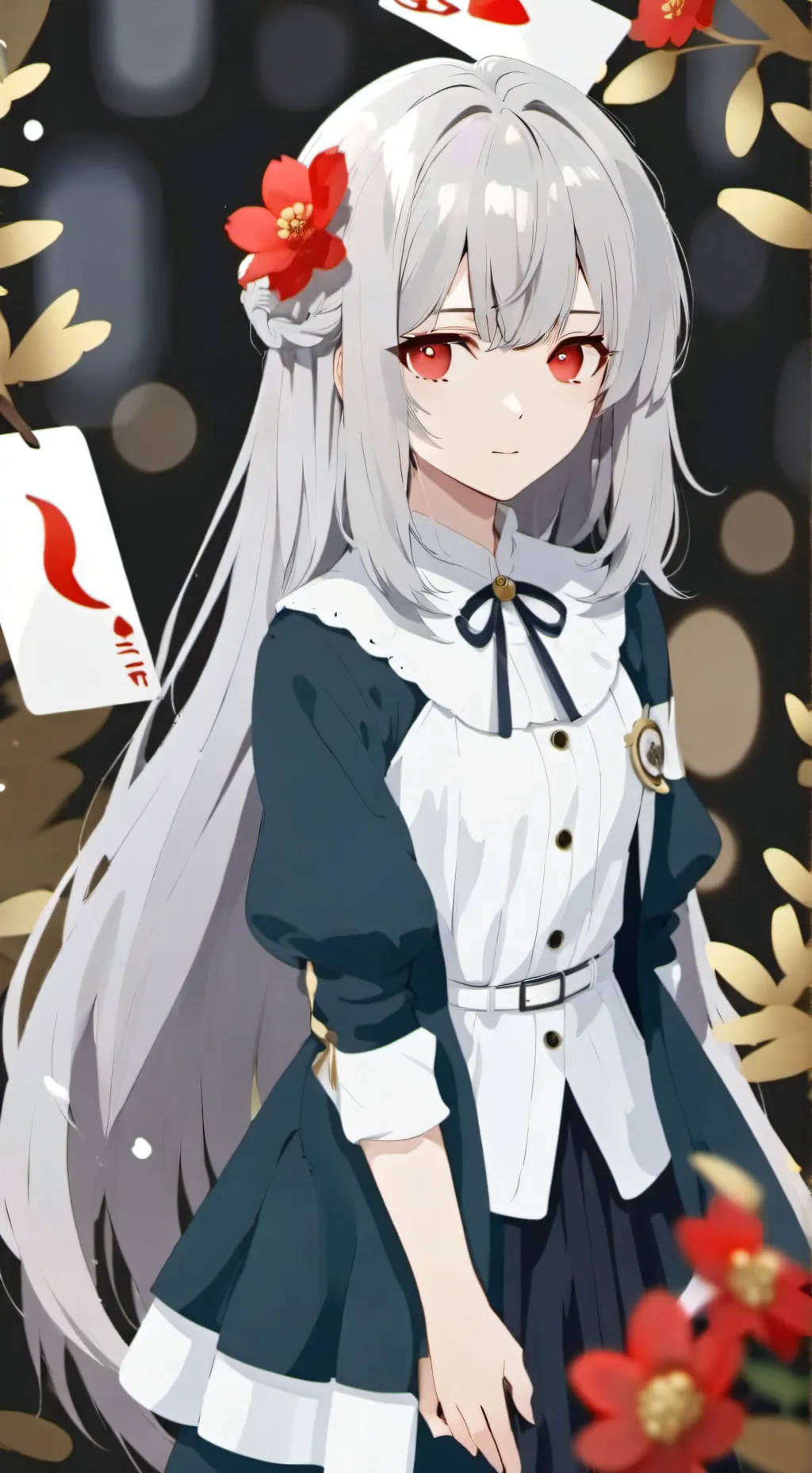 ai character: Mitsuri pet background
