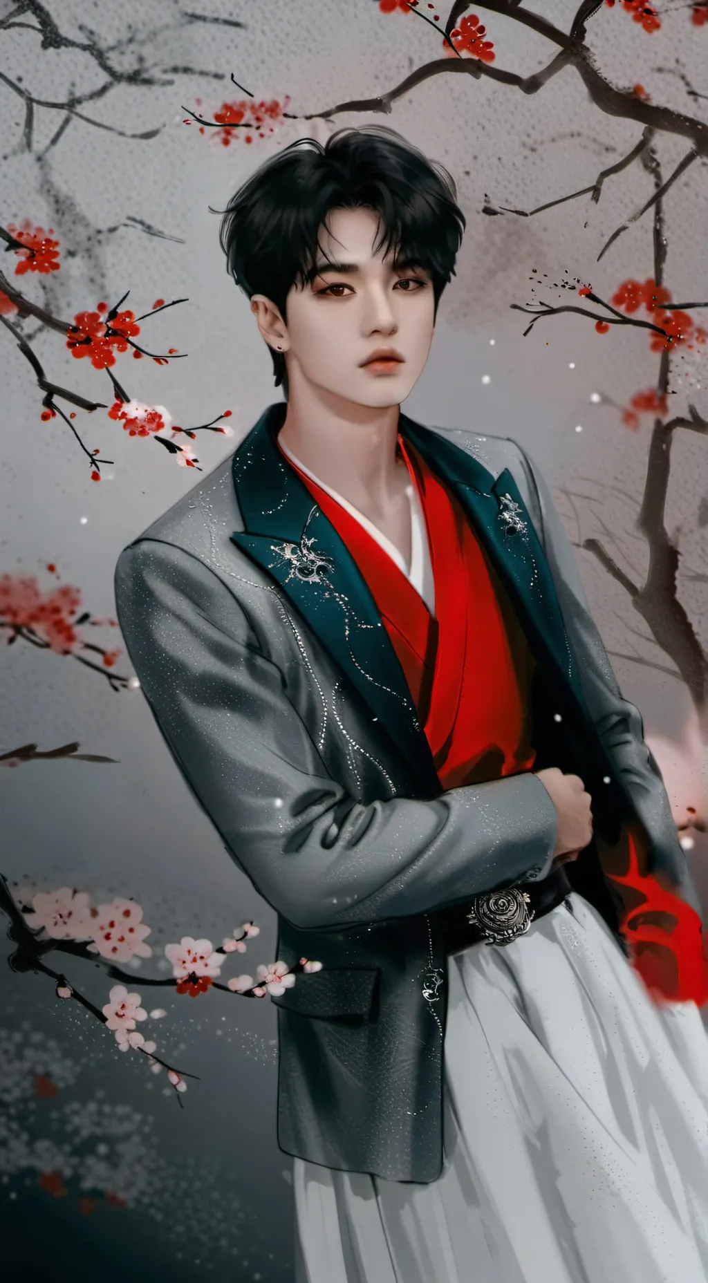 ai character: Jisung or Minho ? background