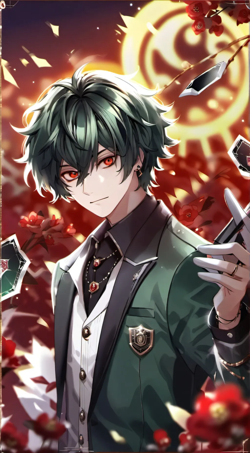ai character: Evil Deku background