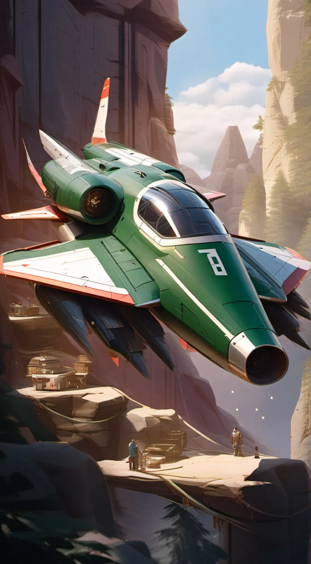ai character: Thunderbird 2 background