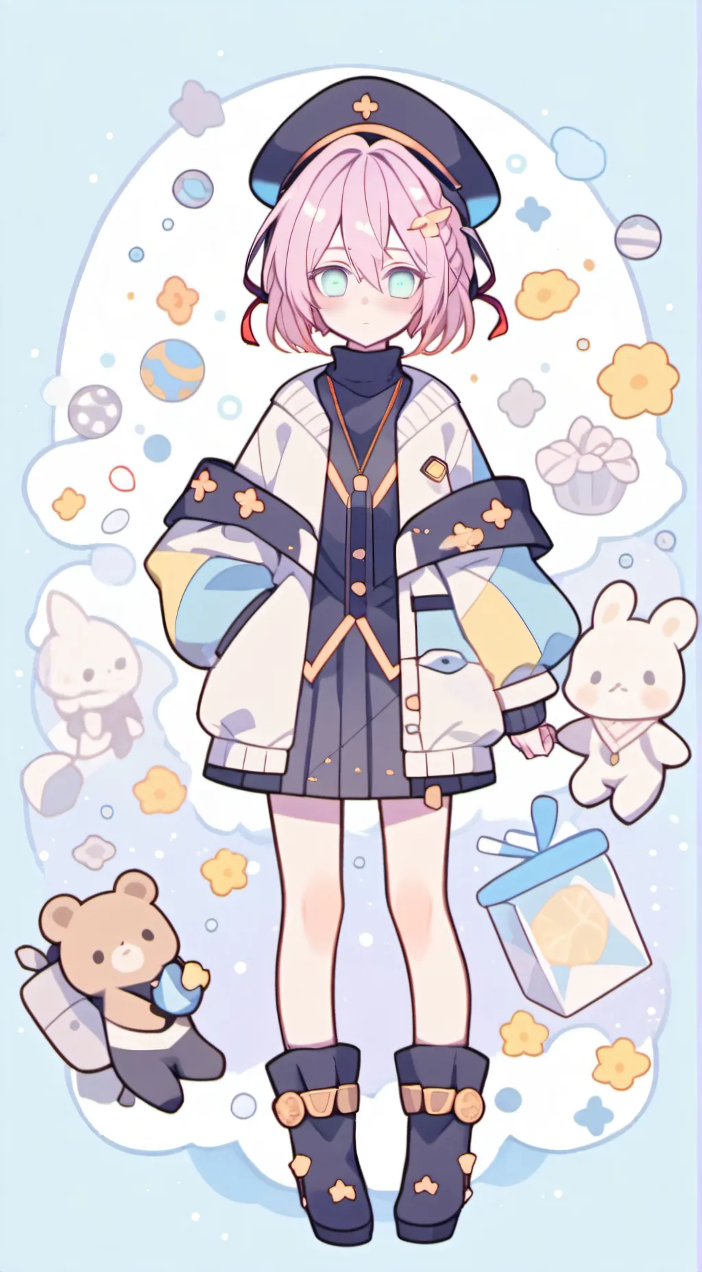 ai character: Mariposa background