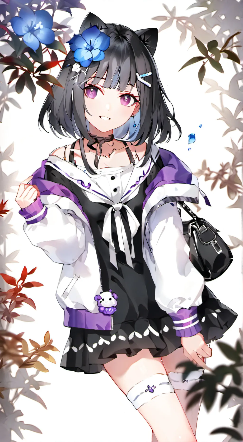 ai character: Misato Katz ♡ background