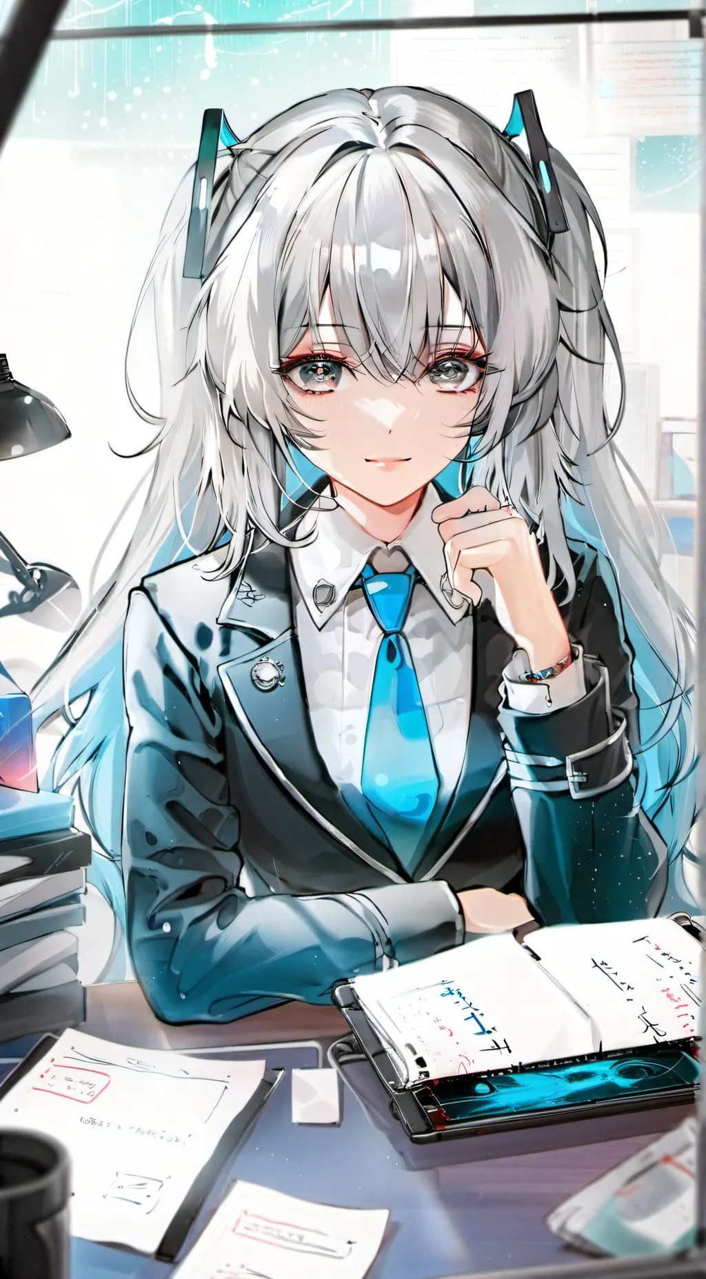 ai character: alma background