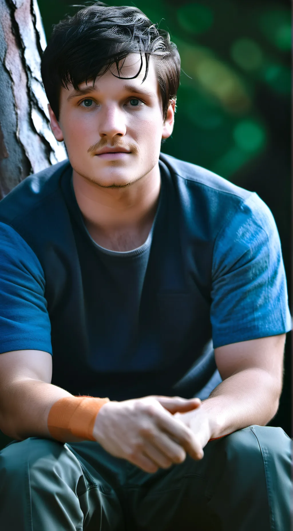 ai character: Josh hutcherson background