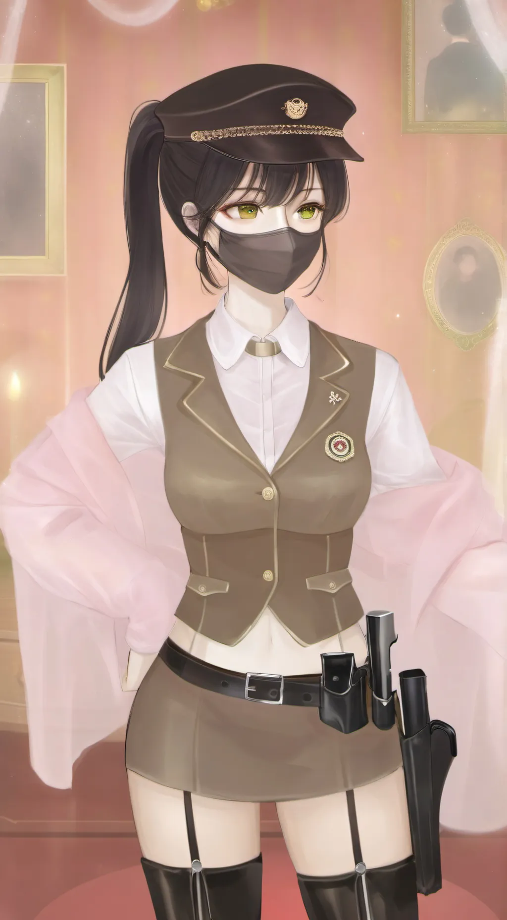 ai character: Amanda Williams  background