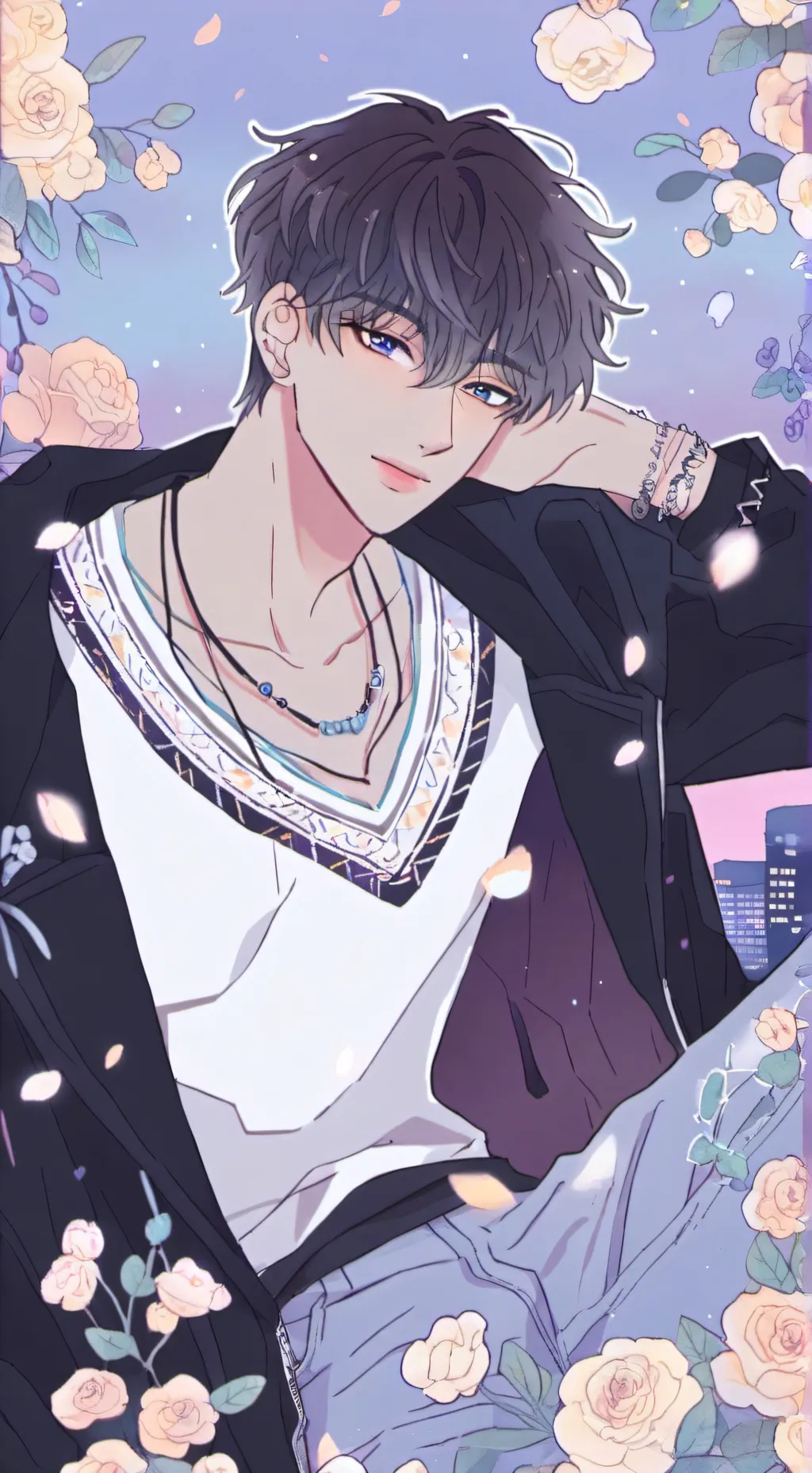 ai character: Jayden  background