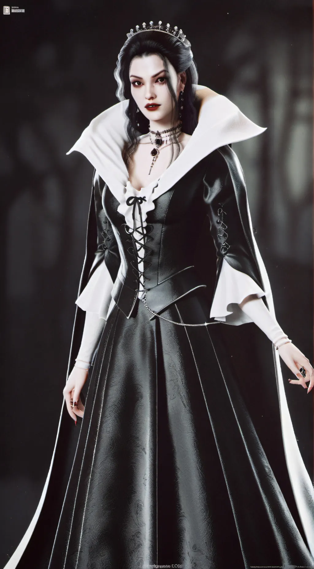 ai character: wenda horror matar background