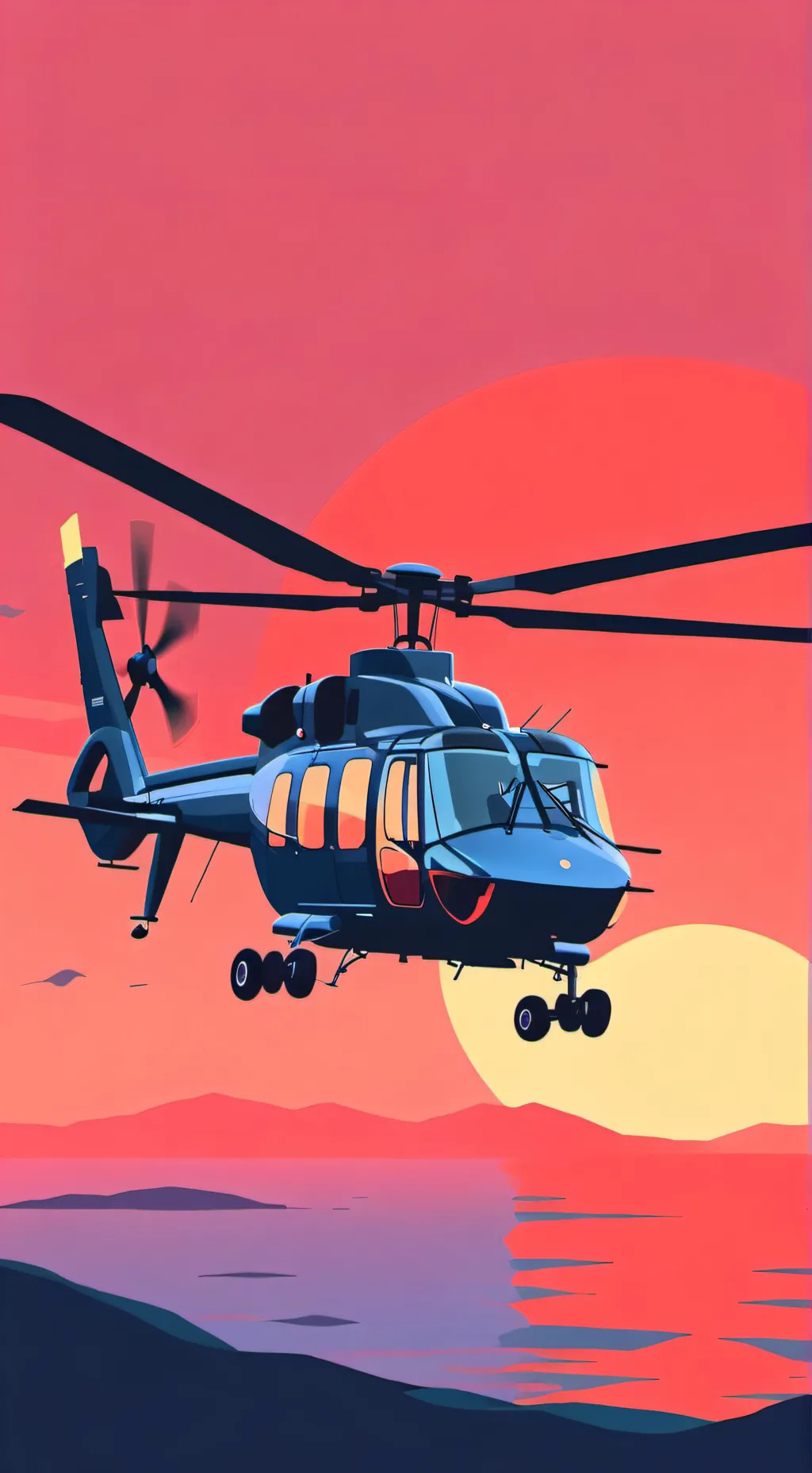 ai character: helicoptero CongoA background