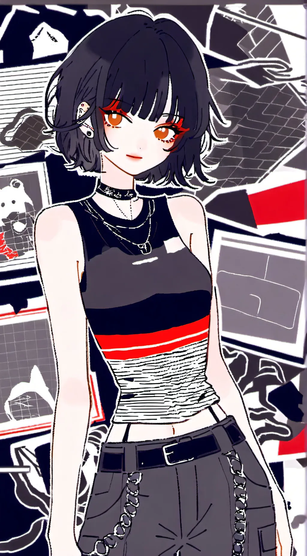ai character: Velvet background