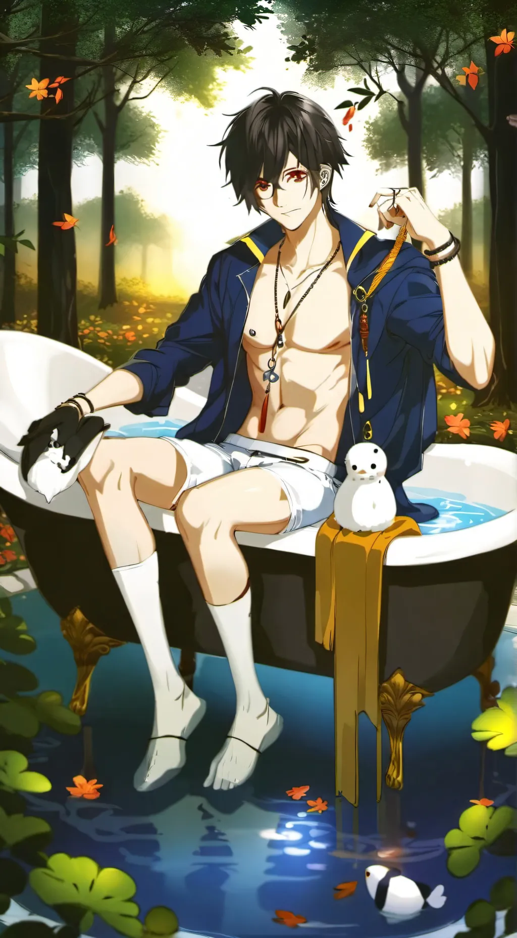 ai character: Funny ￼ background