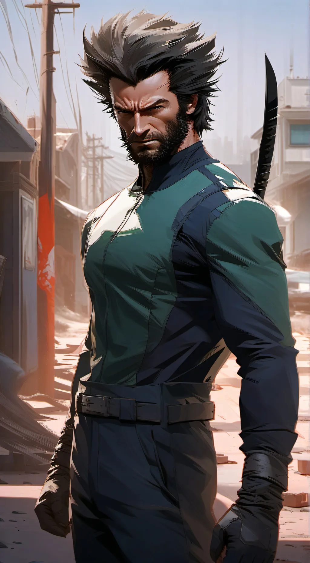 ai character: Logan (Squid Game) background