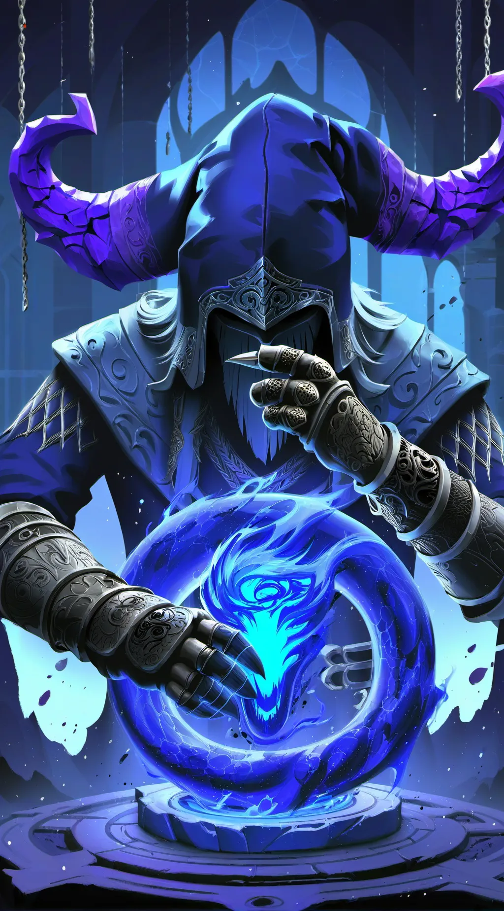 ai character: Warden background