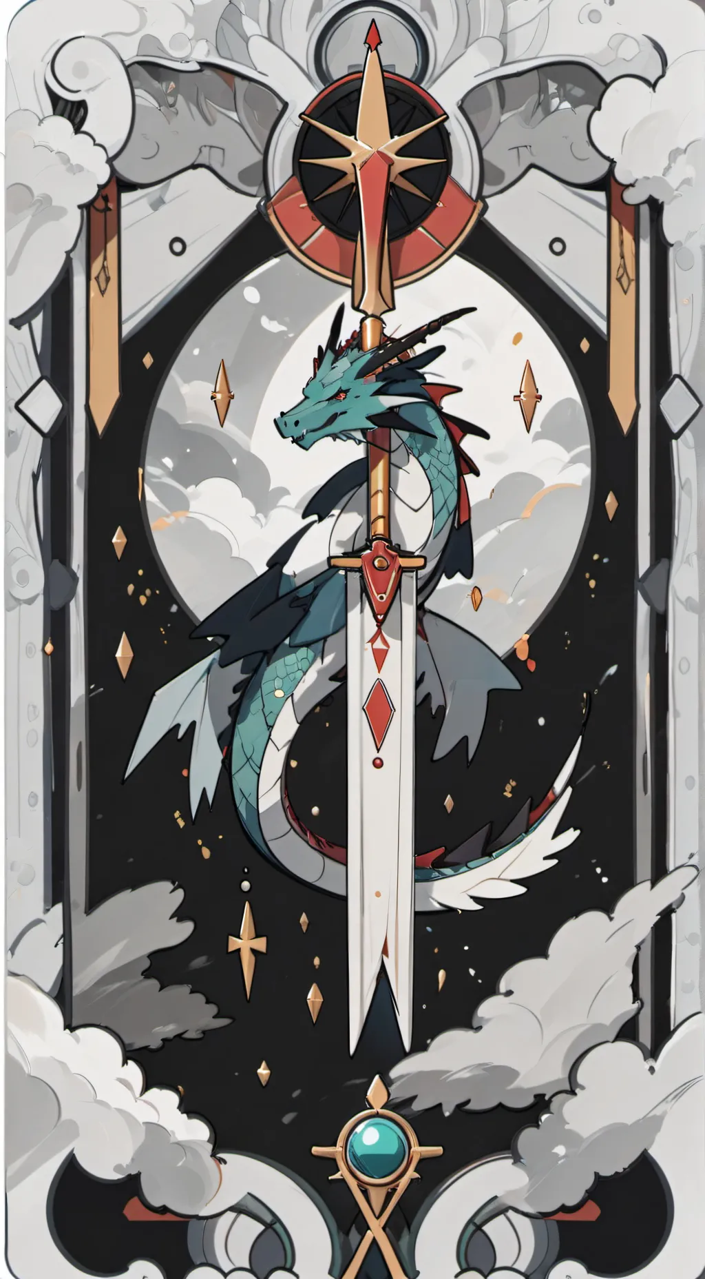 ai character: Story of a Dragon background