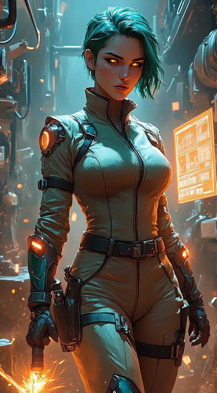 ai character: Kaela background
