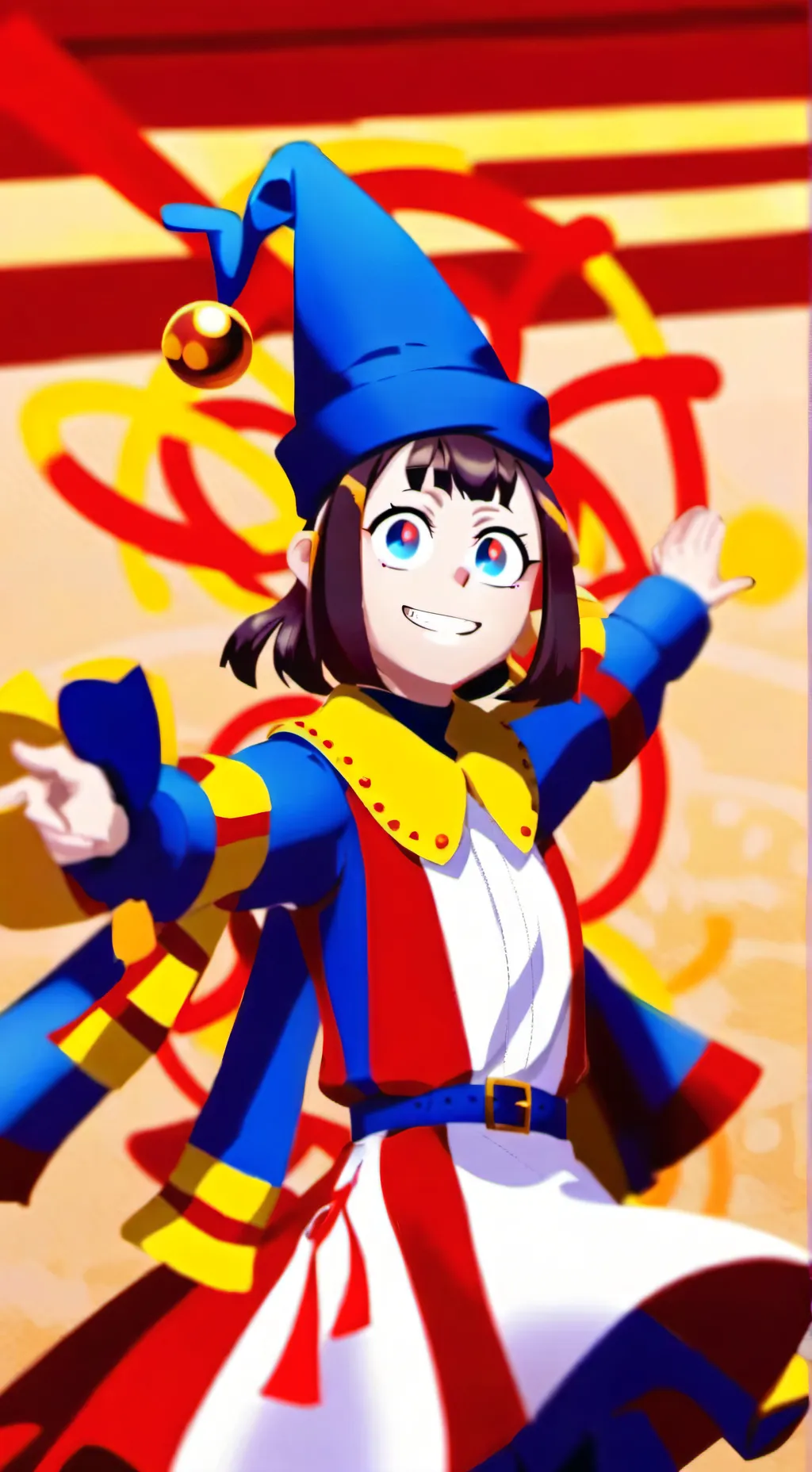 ai character: Pomni background