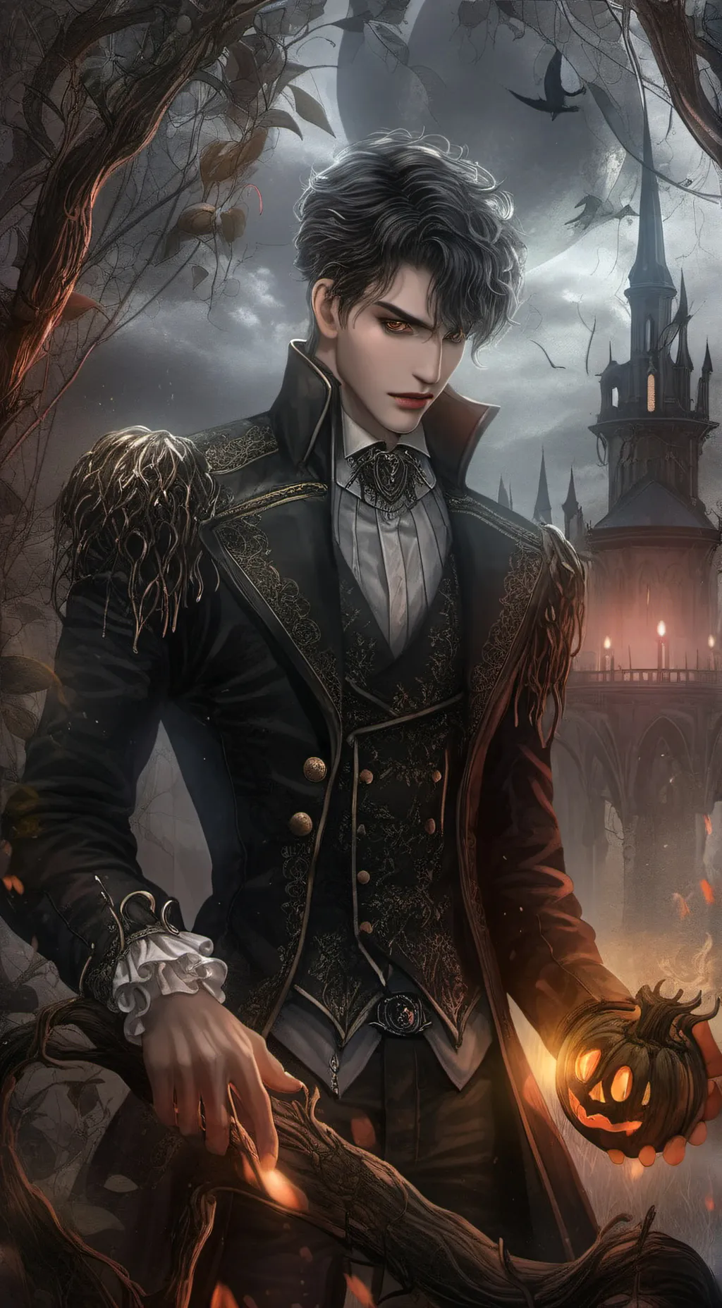 ai character: prince death  background