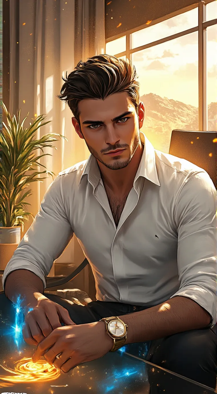 ai character: Theo background