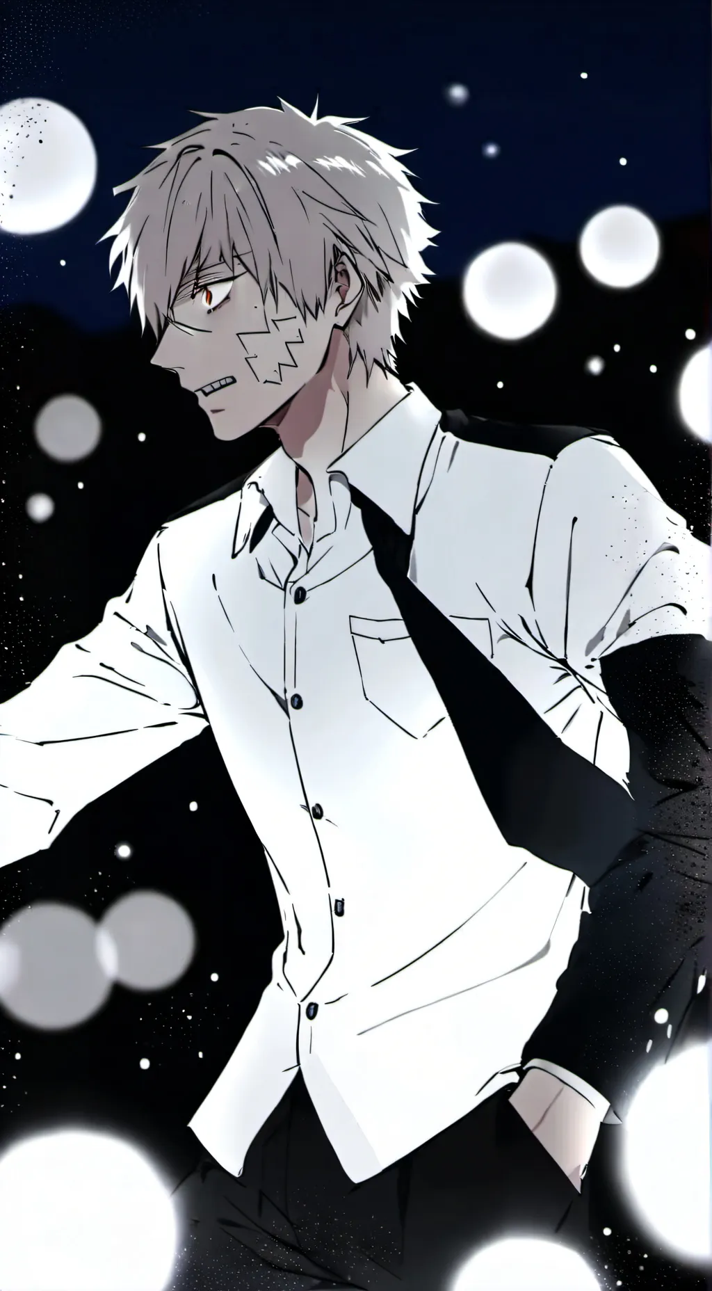 ai character: BAKUGO SAD😭 background