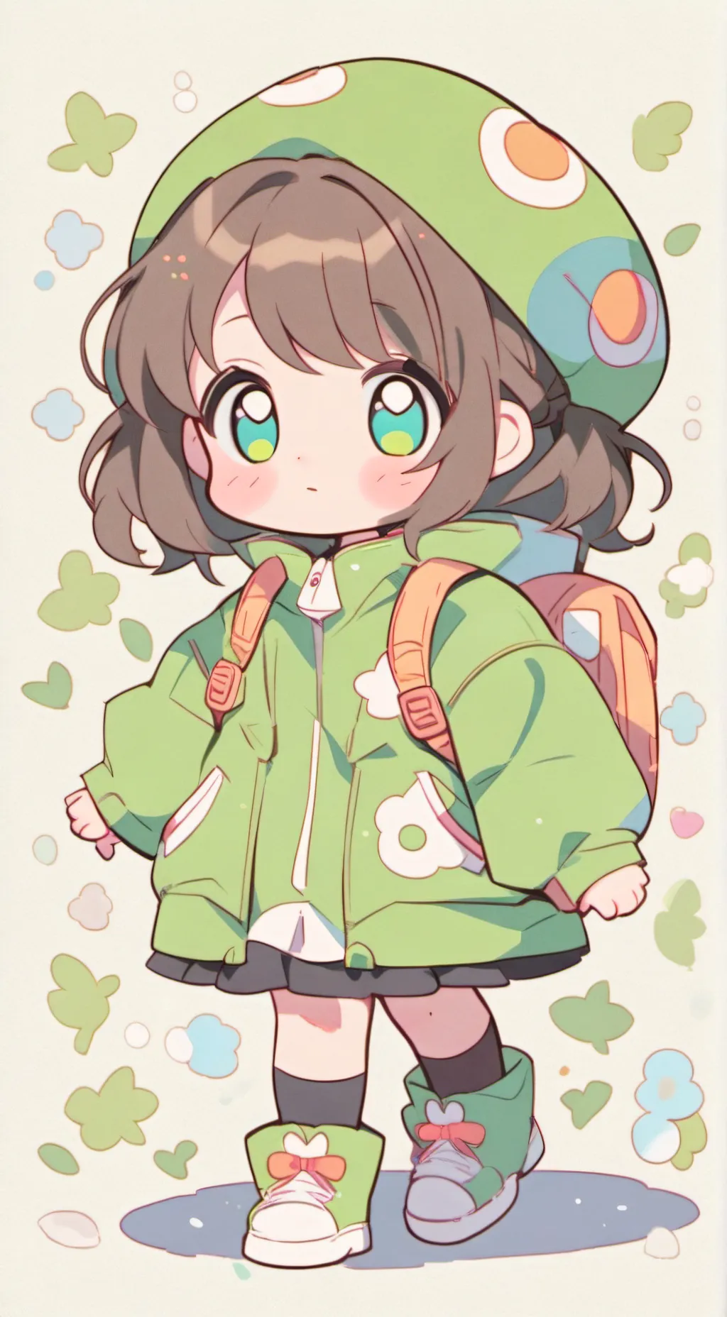 ai character: baby background