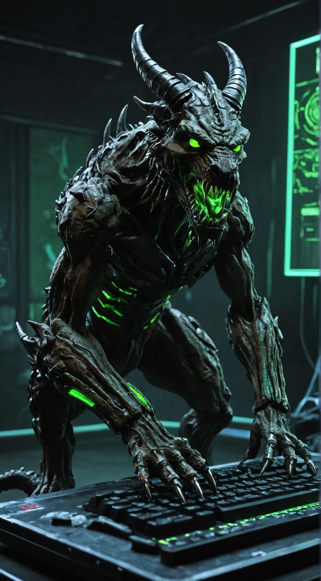 ai character: TechClaw background