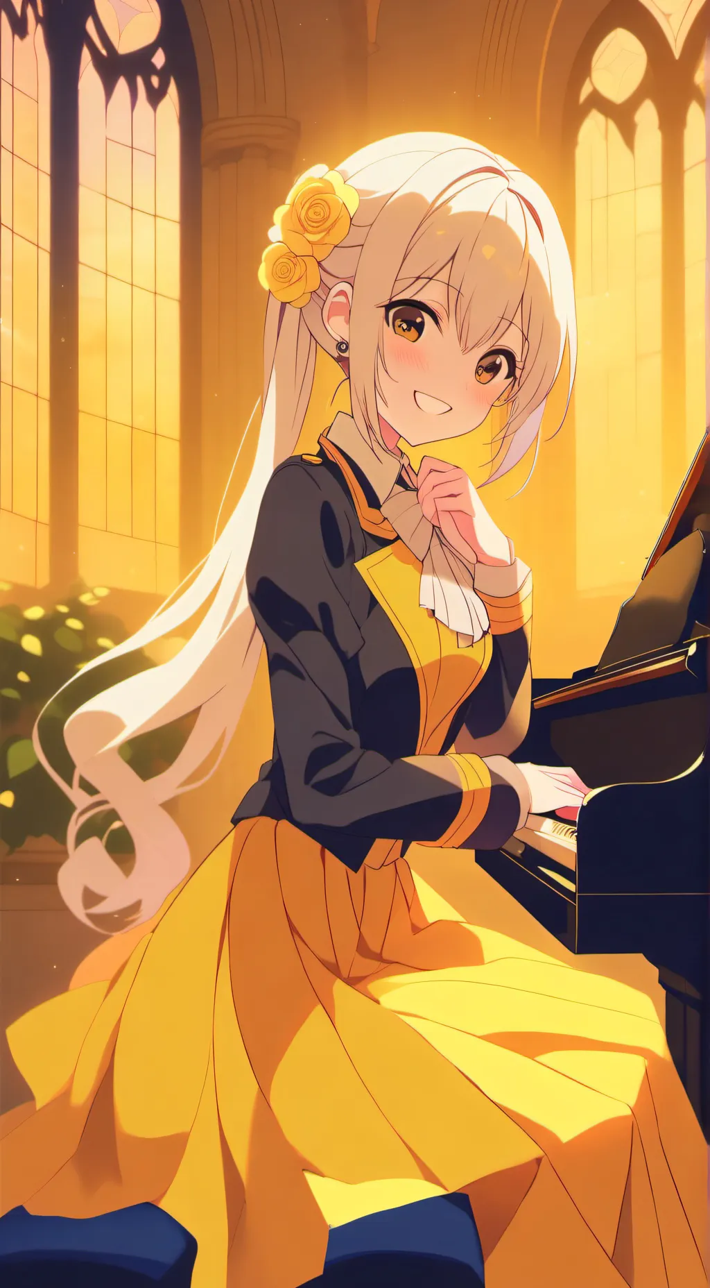 ai character: Aria background