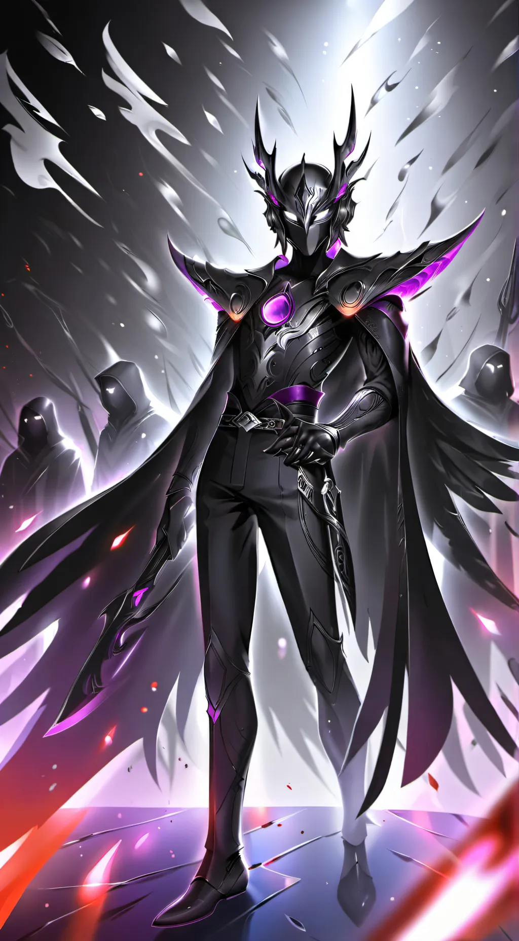ai character: vozte {new} background