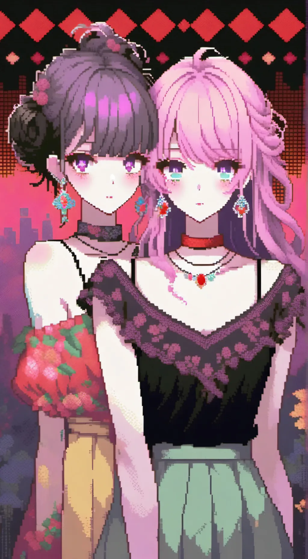 ai character: mafi Mädchen  background