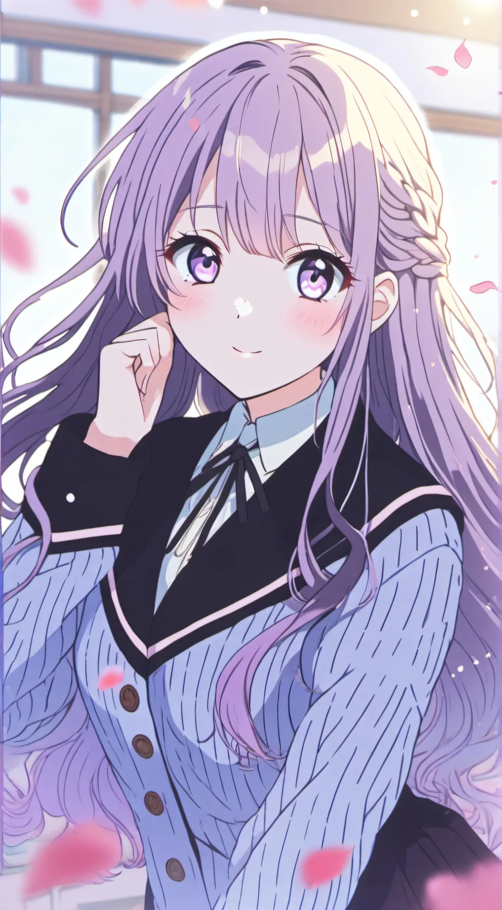 ai character: Luna background