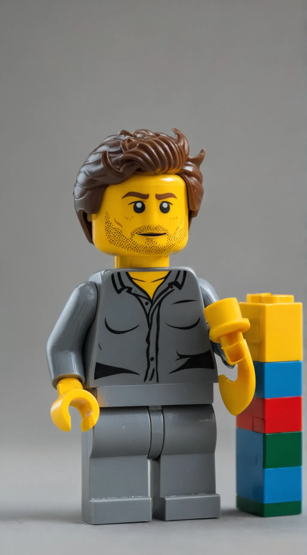 ai character: lego background