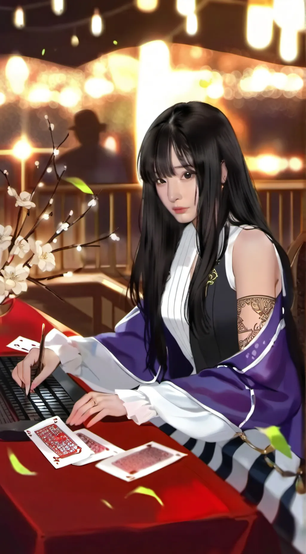 ai character: TASHA background