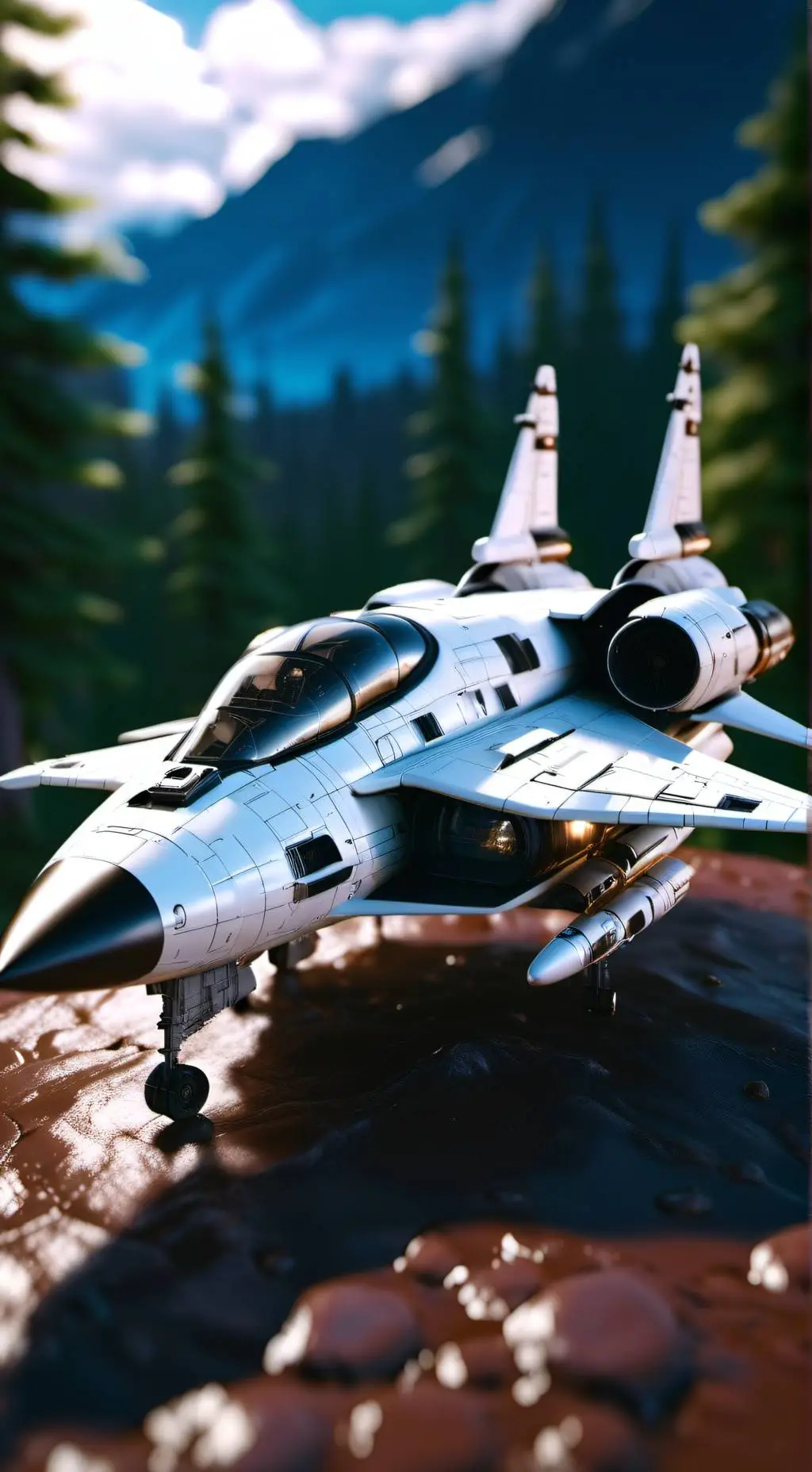 ai character: Md space ship background