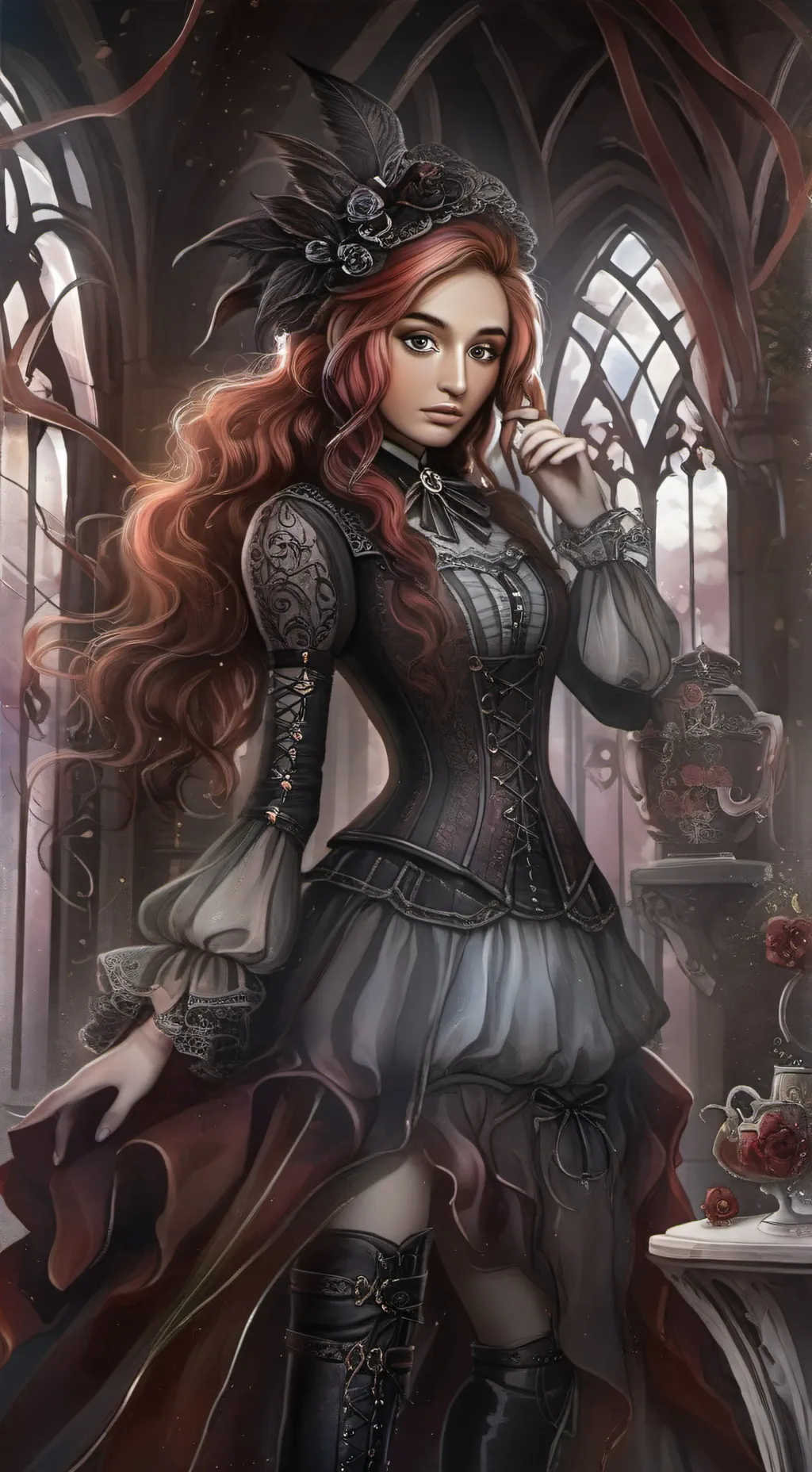 ai character: Hazel background