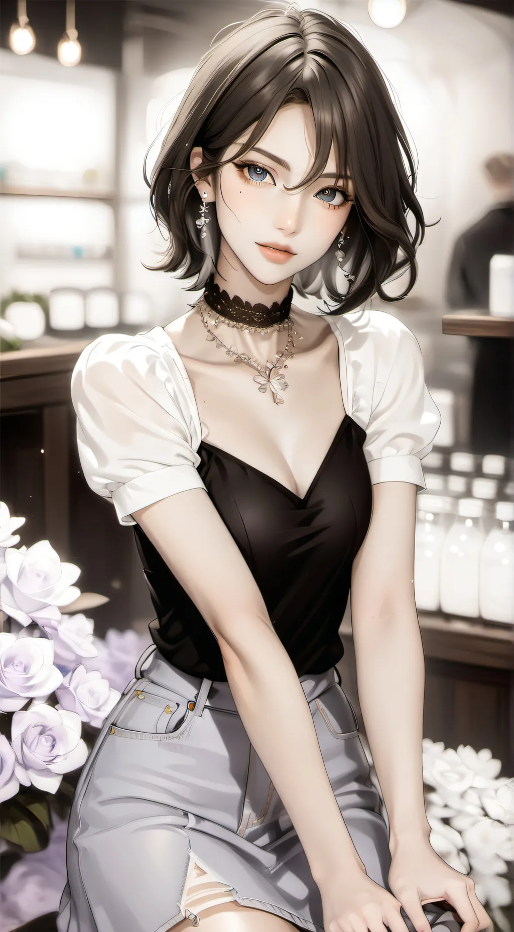 ai character: Rose 🌹 background