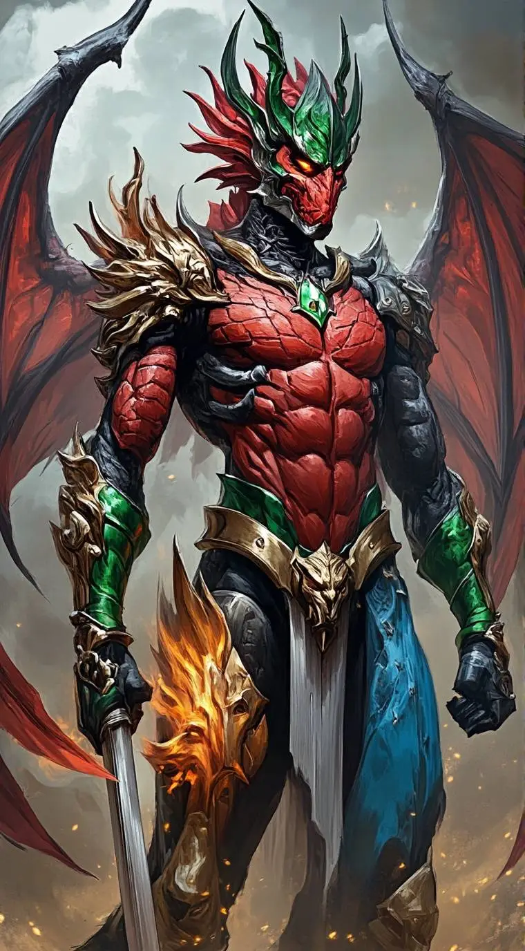 ai character: mega thunderzord background