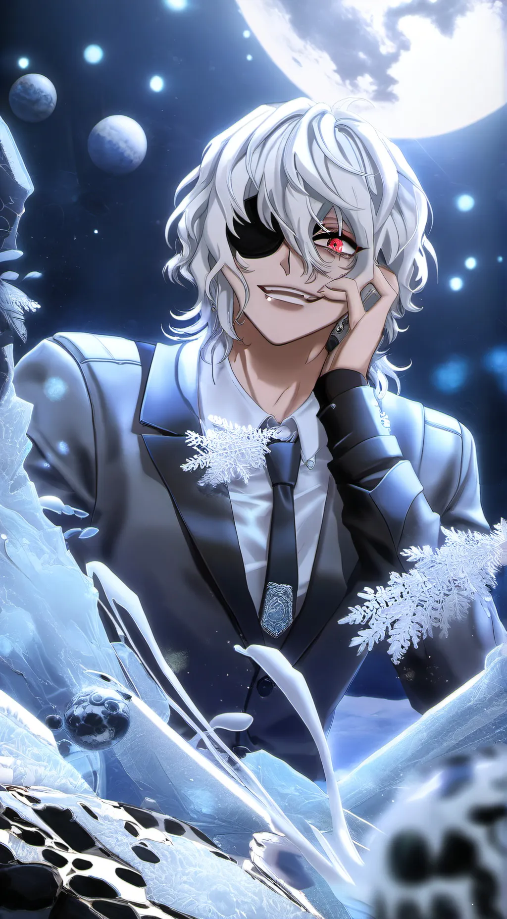 ai character: Tomura Shigaraki  background