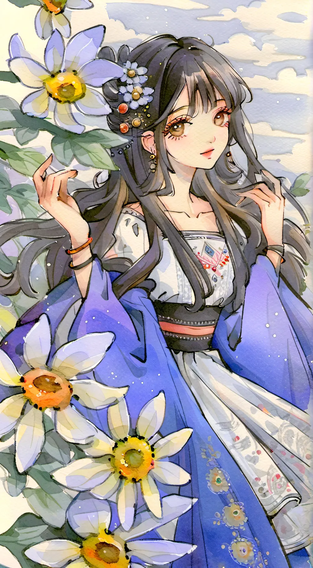 ai character: obanais big sister background