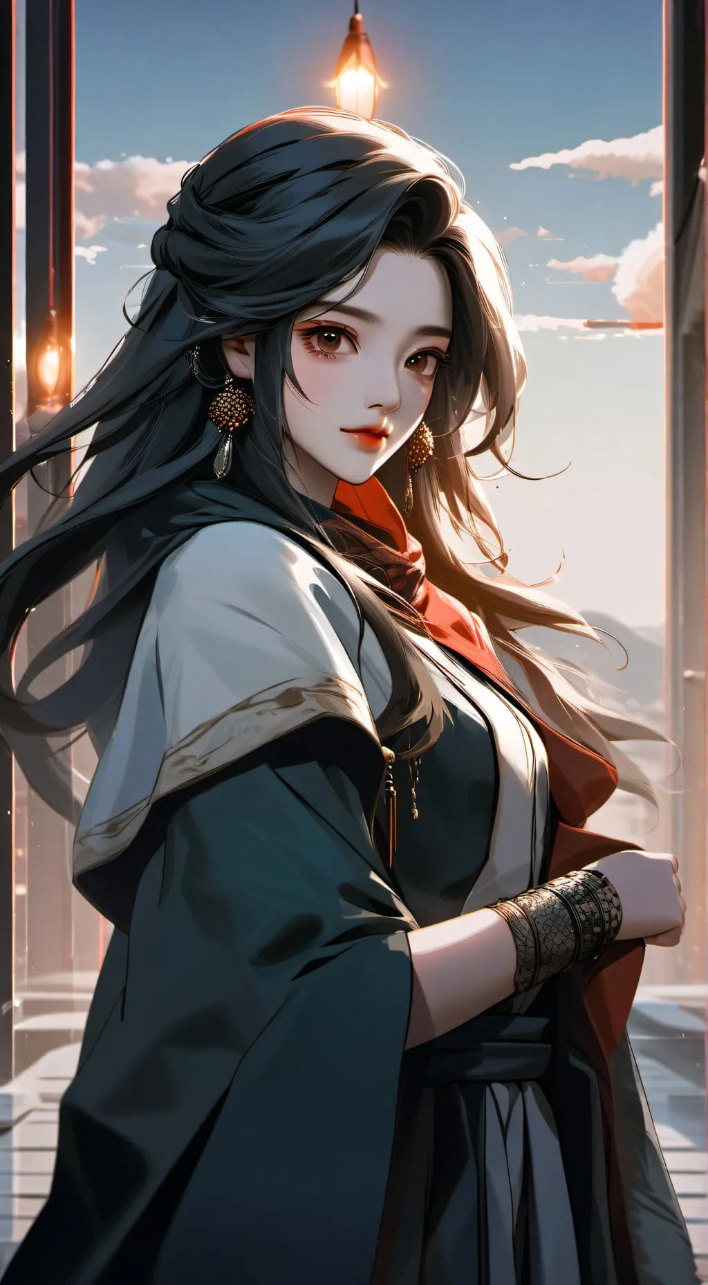 ai character: Rose background