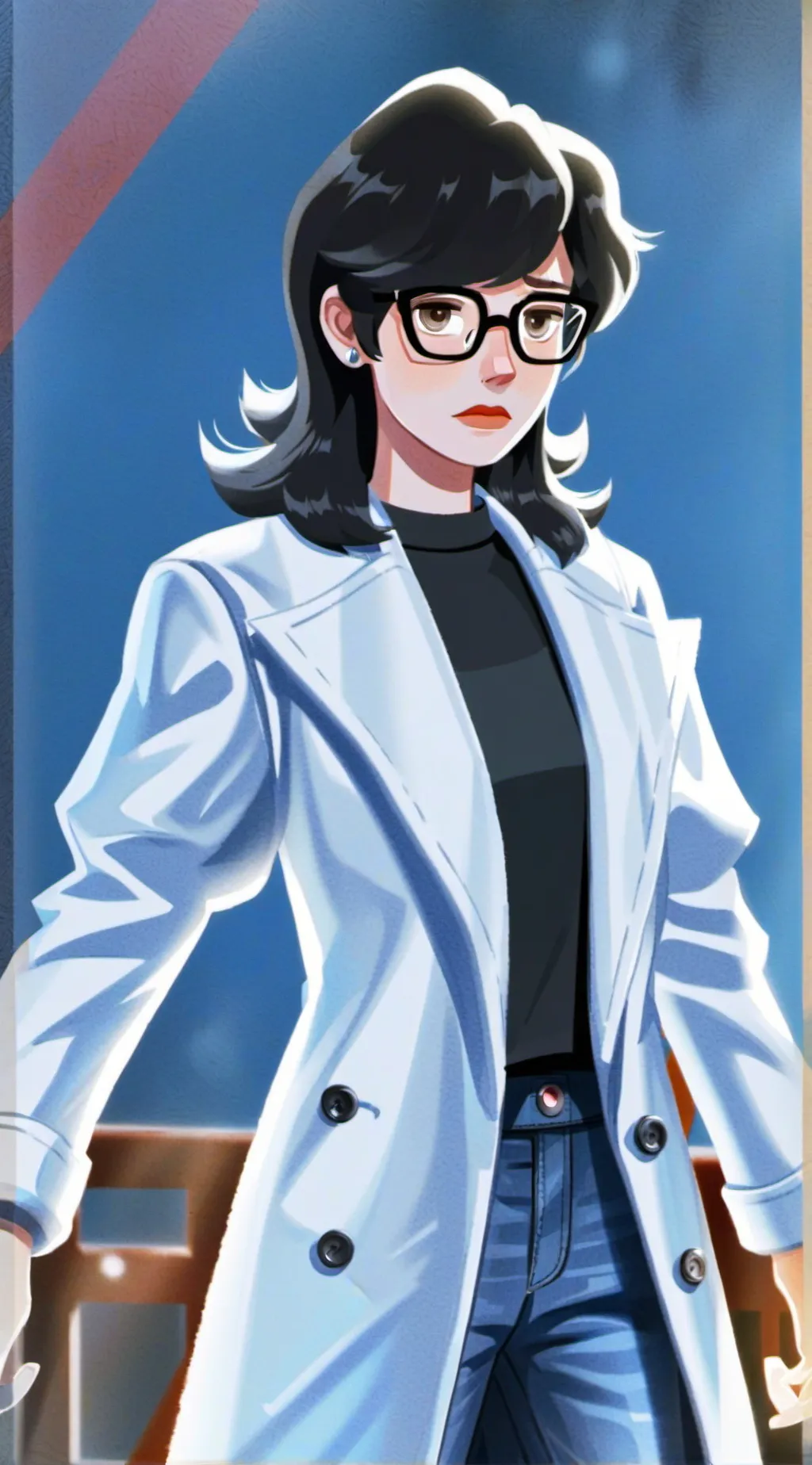 ai character: Christine Hermer background