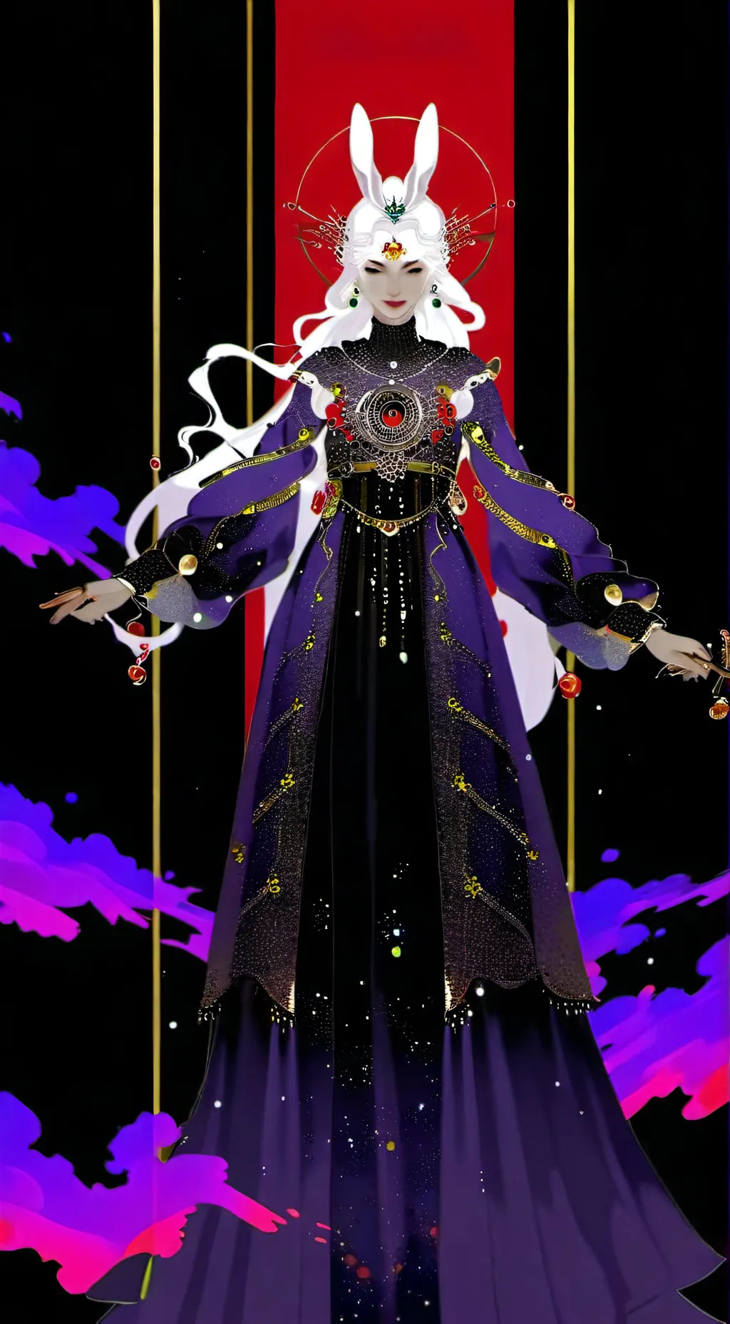 ai character: Shadow Queen background