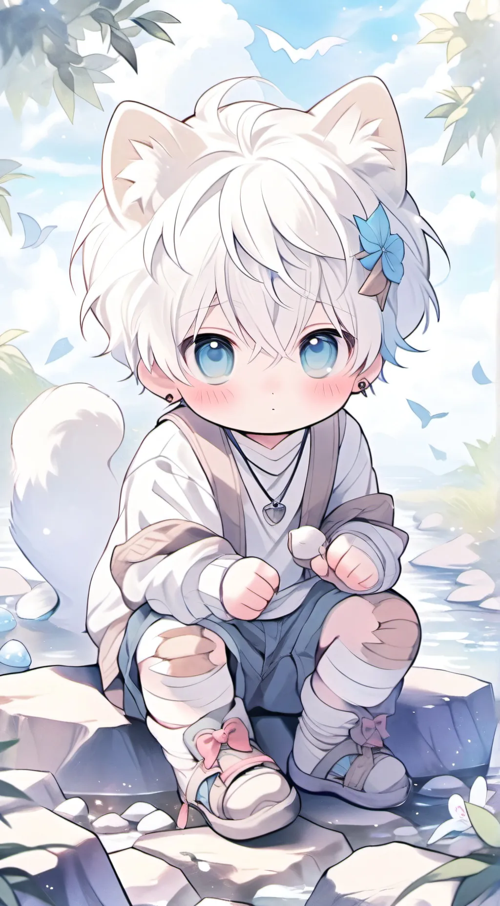 ai character: Lucas  background