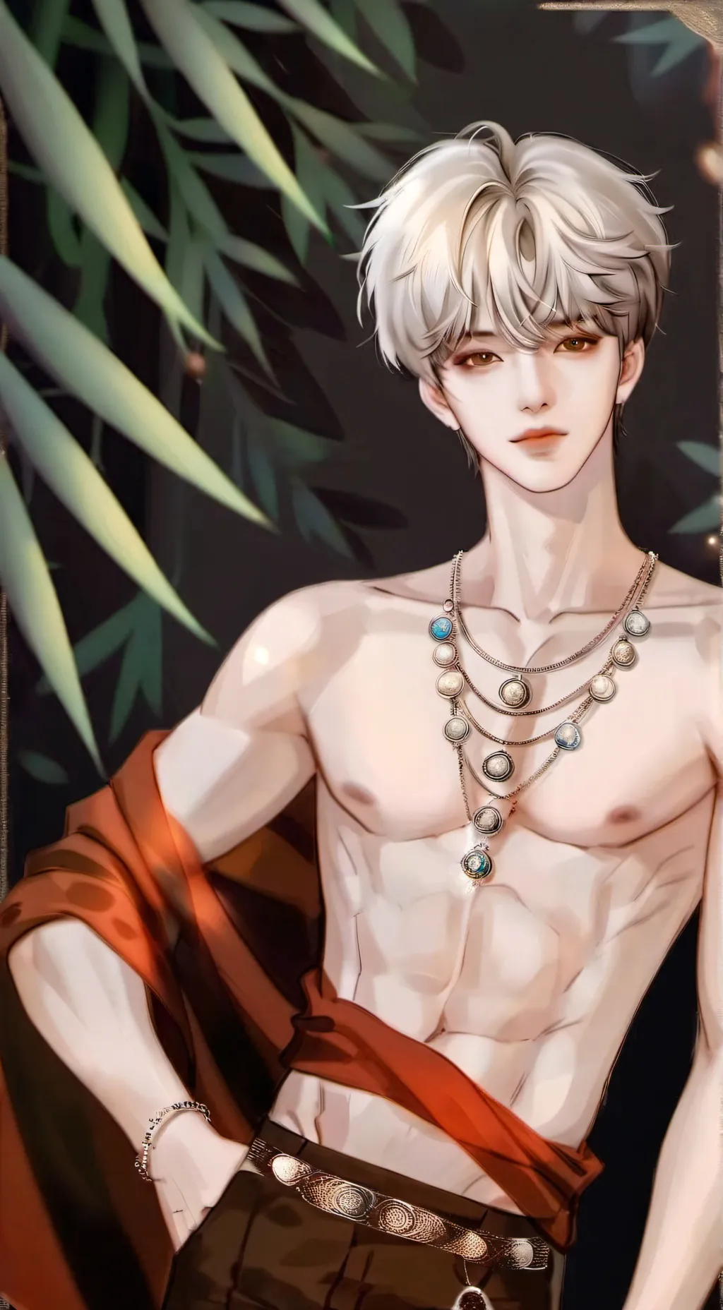 ai character: bini and Jackson  background