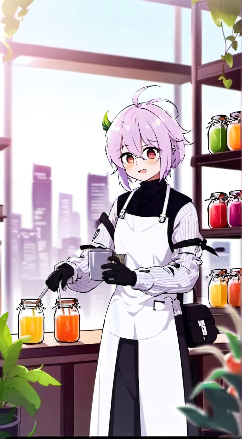 ai character: Juice Empire Tycoon background